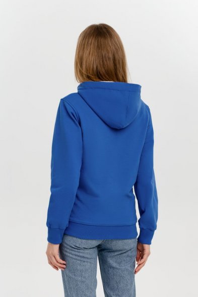 Толстовка на молнии Kulonga Sherpa, ярко-синяя 
