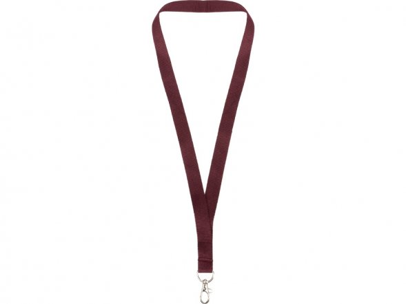 Ланьярд с карабином, бургунди 