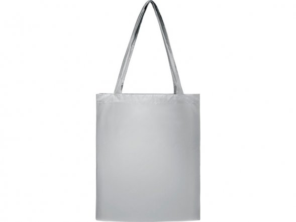 Блестящая эко-сумка Salvador, серебристый 