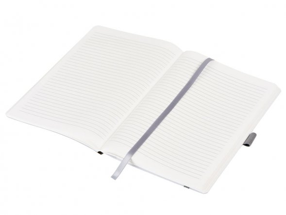 Блокнот из моющегося крафта и каменной бумаги А5 Fleekstone, гибкая обложка, серый (Р) 