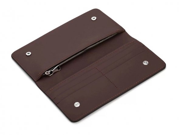 Бумажник Клайд, коричневый 
