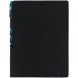 Ежедневник Flexpen Black, недатированный, черный с бирюзовым 