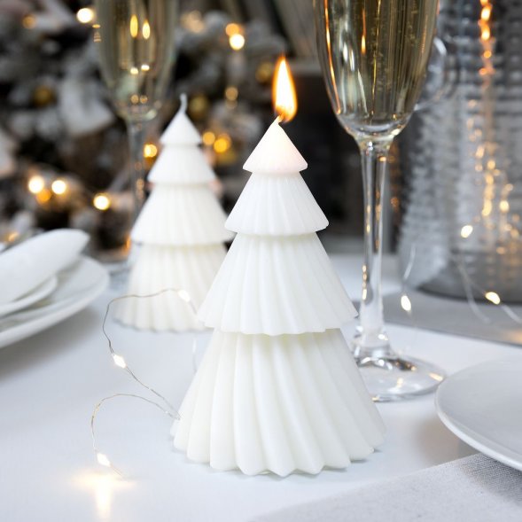 Свеча Snowtree, белая 