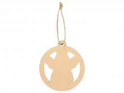 Подвеска деревянная Рождественский ангел