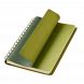 Ежедневник Vista недатированный, зеленый/салатовый 