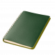 Ежедневник Vista недатированный, зеленый/салатовый 