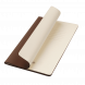 Блокнот Alpha slim, коричневый 