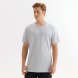 Футболка унисекс KRIS, 100% хлопок, 150 гр., светло-серая 