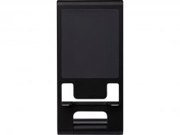 Тонкая алюминиевая подставка для телефона Rise, черный