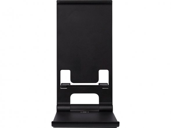 Тонкая алюминиевая подставка для телефона Rise, черный 