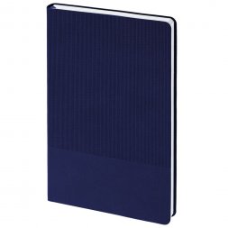 Ежедневник Knit, недатированный, темно-синий