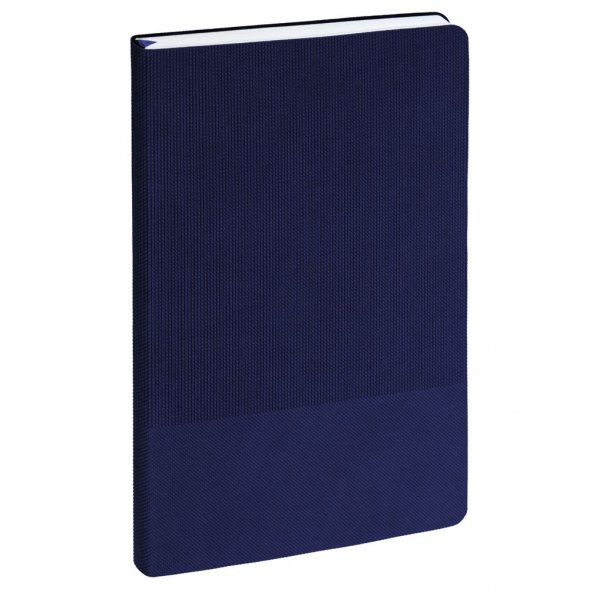 Ежедневник Knit, недатированный, темно-синий 