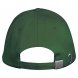 Бейсболка Long Beach, темно-зеленая 