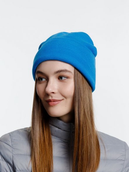 Шапка Urban Flow, ярко-голубая 