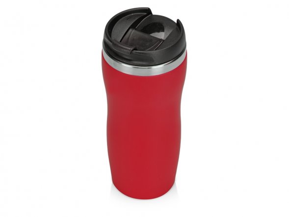 Термокружка Mony Steel 350 мл, soft touch, красный 