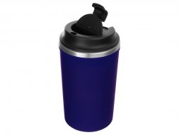 Герметичная термокружка на присоске Kick, 350 мл, темно-синий