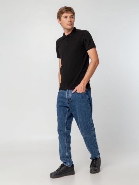 Рубашка поло мужская Virma Stretch, черная 