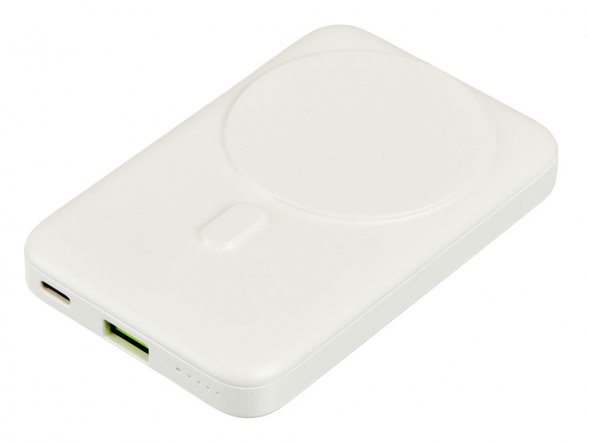Внешний беспроводной аккумулятор GenerIQ, 10000 мАч, белый 