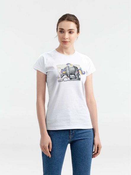 Футболка женская Big Dream, белая 