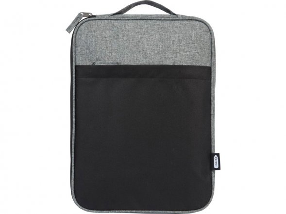 Двухцветный чехол для ноутбука 14 Reclaim объемом 2,5 л, изготовленный из переработанных материалов по стандарту GRS, серый яркий 