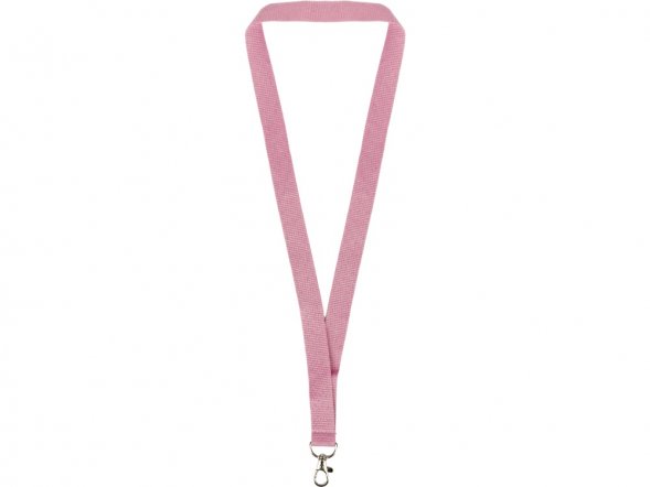 Ланьярд с карабином, пыльно-розовый 