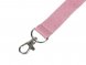 Ланьярд с карабином, пыльно-розовый 