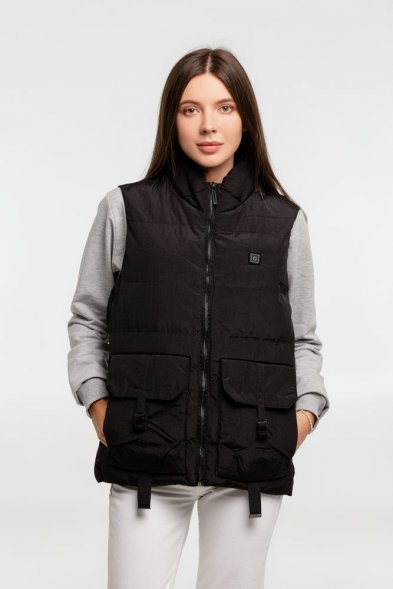 Жилет с подогревом Thermalli Zermatt, черный 