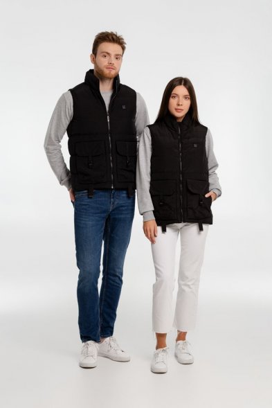 Жилет с подогревом Thermalli Zermatt, черный 