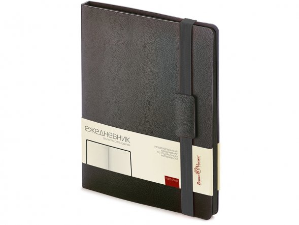 Ежедневник В5 недатированный Leggenda, черный 