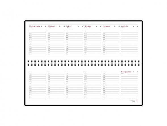 Планинг недатированный Ideal New, синий 