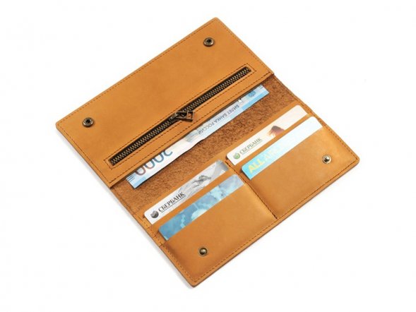 Бумажник Денмарк, оранжевый 