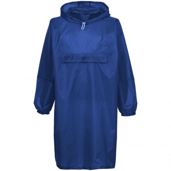 Дождевик-анорак Alatau, ярко-синий, единый размер 