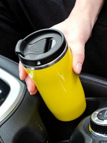 Термостакан Underway, желтый 