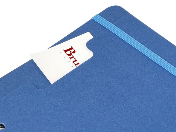 Ежедневник недатированный на гребне А5 Pragmatic, синий 