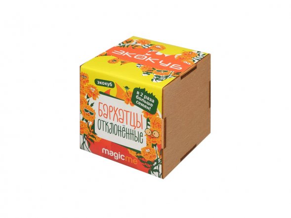 Набор для выращивания Экокуб Magicme Бархатцы 