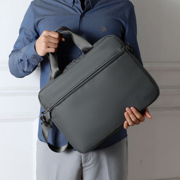 Cумка для ноутбука L214, темно-серая 