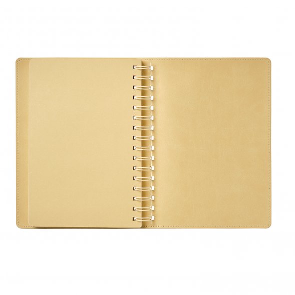 Ежедневник Vista недатированный, красный/бежевый 