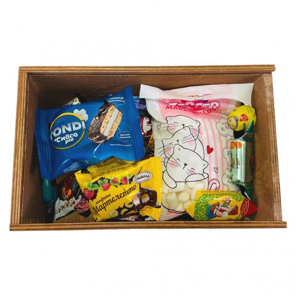 Набор Candyland в деревянном ящике 