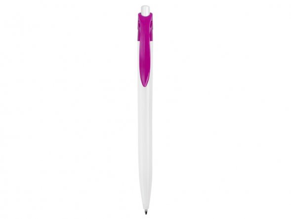 Ручка шариковая Какаду, белый/фуксия (P) 