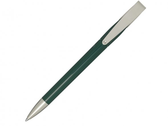 Ana шариковая ручка из переработанной пластмассы - Зеленый лесной 