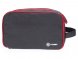 Несессер TORBER, дорожный, чёрный/бордовый, полиэстер 300D, 27 х 17 х 14 см 