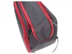 Несессер TORBER, дорожный, чёрный/бордовый, полиэстер 300D, 27 х 17 х 14 см