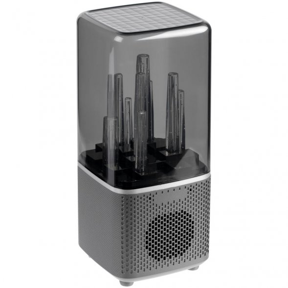 Беспроводная колонка с подсветкой citySound, черная 