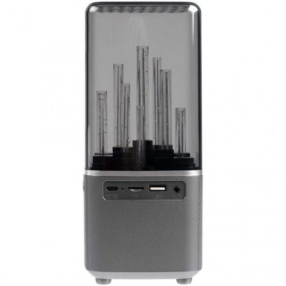 Беспроводная колонка с подсветкой citySound, черная 