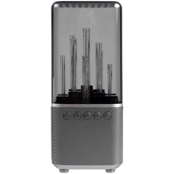 Беспроводная колонка с подсветкой citySound, черная 