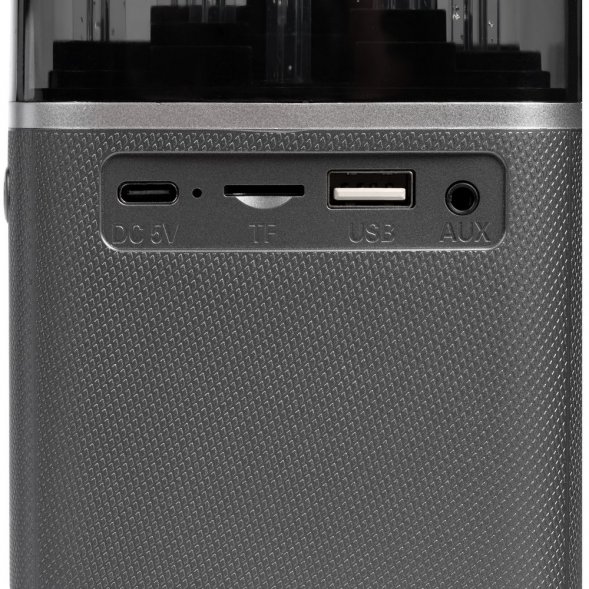 Беспроводная колонка с подсветкой citySound, черная 