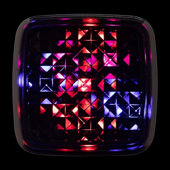 Беспроводная колонка с подсветкой citySound, черная 