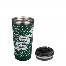 Термокружка вакуумная Palermo, зеленая Way