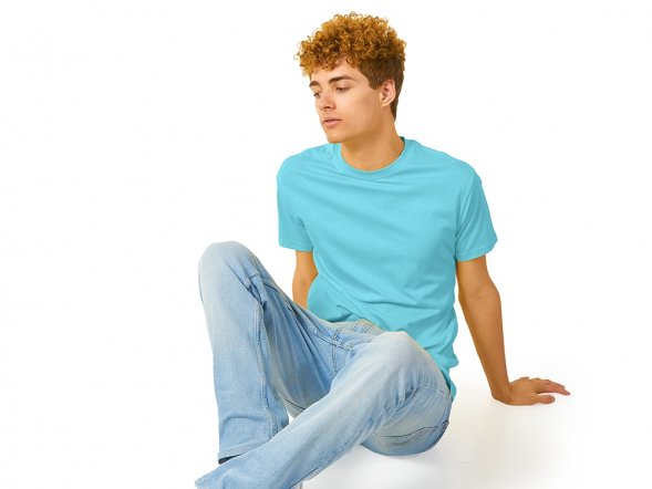 Футболка Heavy Super Club мужская, лазурный 