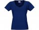 Футболка Heavy Super Club женская с V-образным вырезом, кл. синий 